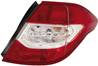 Feu arrière droit pour CITROËN C4 II phase 1, 2010-2014, rouge/blanc, Neuf