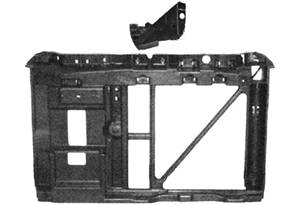 Masque Armature face avant pour CITROËN C2 phase 1, 2003-2008, buse ventilateur, Neuf