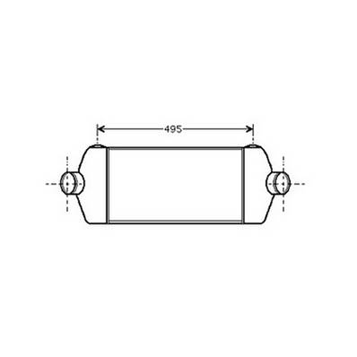 Intercooler pour FORD TRANSIT Mk7 2006-2014, OEM: 1423732, Neuf