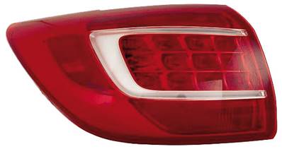 Feu arrière extérieur gauche pour KIA SPORTAGE 2014-2015, rouge incolore, Neuf