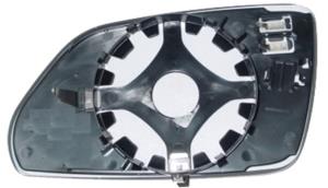 Miroir Glace rétroviseur droit pour VOLKSWAGEN POLO IV phase 2, 2005-2009, dégivrant, à clipser