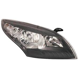 Phare Optique avant droit pour RENAULT MEGANE III phase 1, 2008-2012, H7+H7, électrique, fond noir