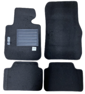 Kit 4 Tapis de sol Auto pour BMW SERIE 1 F20-F21, 2011-2019, avec sigle S1, moquette noire, Neuf