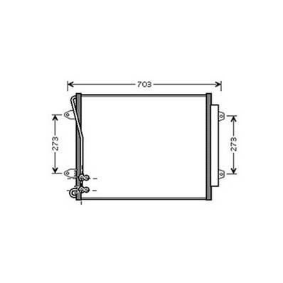 Condenseur de Climatisation pour VOLKSWAGEN PASSAT CC 2008-2011, OEM: 3C0820411D, Neuf