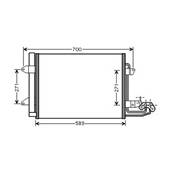 Condenseur de Climatisation pour VOLKSWAGEN TOURAN I ph.1 2003-2006, OEM: 1T0820411E, Neuf