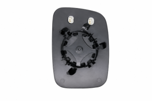 Miroir Glace rétroviseur gauche pour VOLKSWAGEN CADDY III phase 2, 2010-2015, asphérique, à clipser