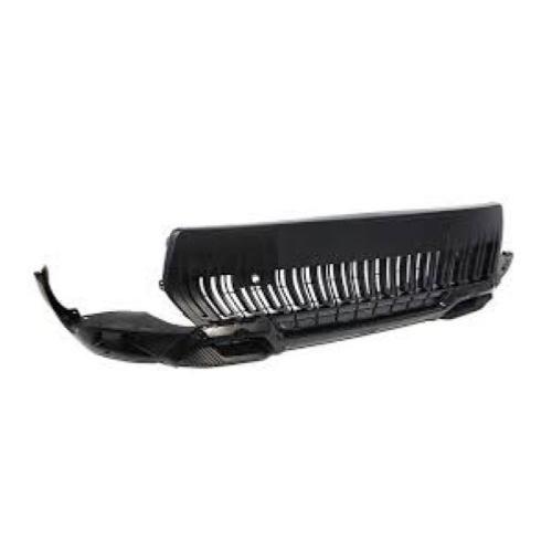 Pare chocs avant inférieur pour CITROËN C3 AIRCROSS 2021-2024, avec emplacement antibrouillards, avec grille centrale, noir gaufré, Neuf