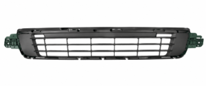 Grille superieure pare-chocs avant pour PEUGEOT EXPERT III TRAVELLER 2016-2023, Mod. TRAVELLER, noire, Neuve