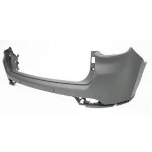 Pare chocs arrière supérieur pour JEEP COMPASS II phase 1, 2017-2021, trous radar + supports, avec supports pour dispositif visuel d''angle mort, Neuf à peindre