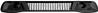 Grille de calandre centrale pour SMART FORTWO, 2012-2014, inférieur, Noire, Neuve