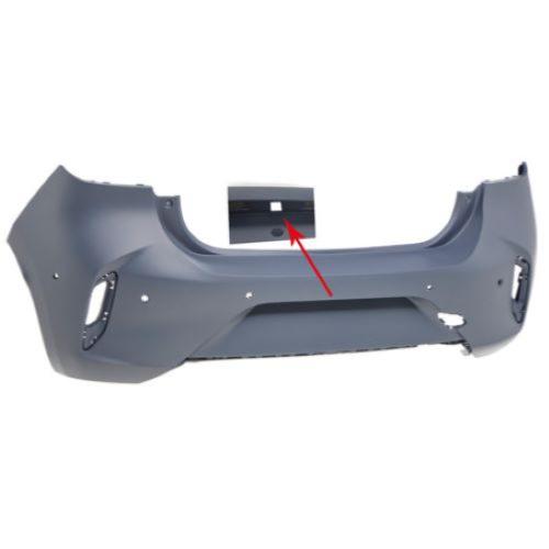 Pare chocs arrière pour OPEL CORSA F 2019-2023, 6 trous PDC, Mod. GS LINE, trou caméra, Neuf à peindre