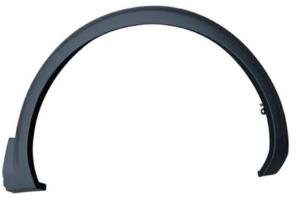 Elargisseur d'aile avant droit pour PEUGEOT 5008 II 2017-2020, GT-LINE, noir gaufre, Neuf