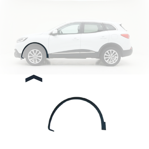 élargisseur d'aile avant gauche pour RENAULT KADJAR depuis 2015, Noir, Neuf