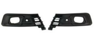 Kit Grilles de calandre droit et gauche pour RENAULT CAPTUR 2017-2019, trous Antibrouillard et radar, Noires et Noires Brillantes, Neuves