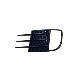 Grille calandre gauche pour VOLKSWAGEN GOLF VI GTI/GTD, 2009-2013, noire, trou AB, pare chocs avant