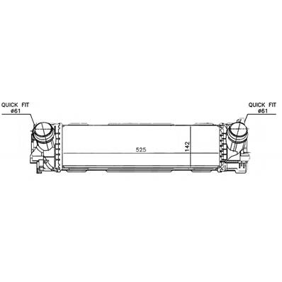 Intercooler pour BMW Serie 3 G20/G21 2018-2022, OEM: 17518592701, Neuf
