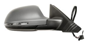 Rétroviseur droit électrique pour AUDI Q3 I phase 1, 2011-2014, dégivrant, rabattable électriquement, mémoire, Lane Assist, Neuf à peindre