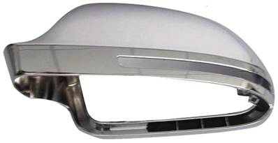 Coque rétroviseur gauche pour AUDI A4 IV ph. 1 2007-2011, Chrome, Neuve