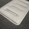 Kit 2 Tapis de sol Auto pour CITROEN JUMPY de 2007 à 2016, avec sigle JUMPY, moquette noire et clips, Neuf