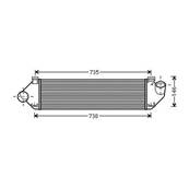 Intercooler pour FORD FOCUS I ph.2 2001-2004, OEM: 1746975, Neuf