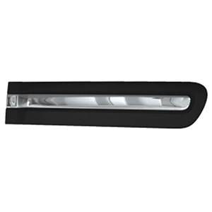 Moulure porte arrière gauche pour FIAT 500L Trekking, 2013-2017, noire & chromée, baguette Neuve