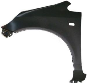 Aile avant gauche pour HONDA JAZZ I phase 2 2004-2008, avec trou, Neuf