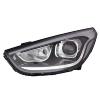Phare optique avant gauche pour HYUNDAI IX35 phase 2, 2013-2015, HIR2-PY21W, LED, noir, Neuf