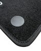 Kit 4 Tapis de sol Auto pour RENAULT CLIO V depuis 2019, avec sigle CLIO, avec CLIPS, Neuf