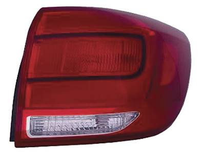 Feu arrière extérieur droit pour KIA SPORTAGE 2014-2015, rouge incolore, Neuf