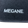 Kit 4 Tapis de sol Auto pour RENAULT MEGANE de 2008 à 2016, avec sigle MEGANE, avec CLIPS, Neuf