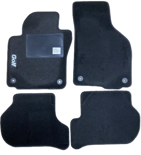 Kit de 4 tapis de sol pour VOLKSWAGEN GOLF MK5 2003