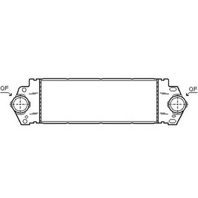 Intercooler pour VOLKSWAGEN TRANSPORTER T5 ph.1 2003-2009, OEM: 7H0145804B, Neuf