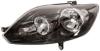 Phare Optique avant gauche pour VOLKSWAGEN GOLF PLUS phase 2, 2009-2014, H7+H15, noir, Neuf