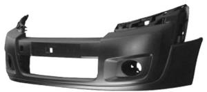 Pare chocs avant noir pour CITROËN JUMPY II 2007-2016, Noir,avec trous feux antibrouillard, Neuf