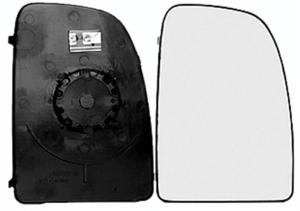 Miroir/glace droite-convexe-superieure pour CITROËN JUMPER III phase 1 depuis 2024, chauffante, Neuve