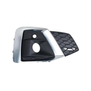 Grille droite de Pare-chocs avant pour AUDI A5 II phase 2 depuis 2020, trou antibrouillard, moulure argentée, Mod. S-Line, Neuve