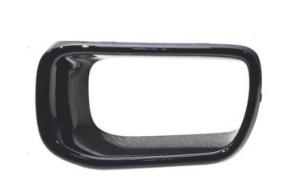 Cadre grille inférieur gauche pour MINI ONE COOPER F55/F56 2014-2021, Mod. S, noir-brillante, pare-chocs avant, Neuf