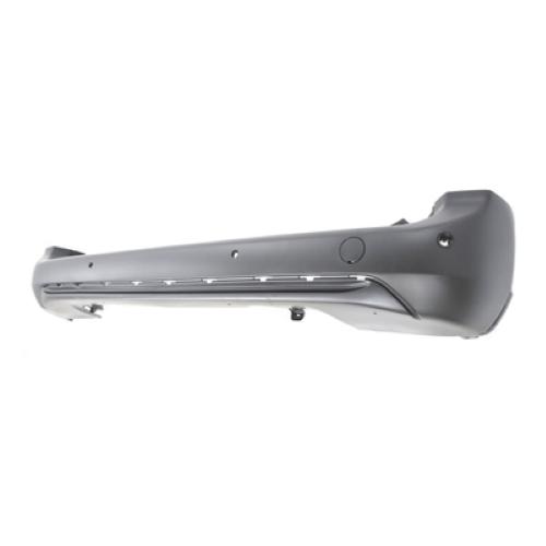 Pare chocs arrière pour OPEL COMBO V E, depuis 2024, noir gaufré, trous radar + supports, trous moulure, Neuf