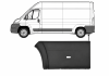 Moulure aile arri�re gauche pour PEUGEOT BOXER II phase 1 2006-2014, grise gaufr�, avec clips, avec si�ge feu r�petiteur, ch�ssis long, Neuf