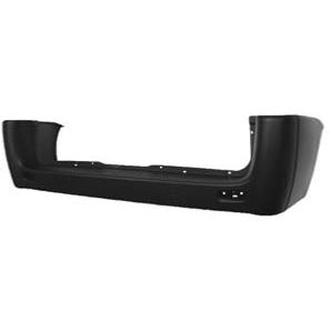 Pare chocs arrière pour CITROËN JUMPY II 2007-2016, (châssis long), noir, Neuf