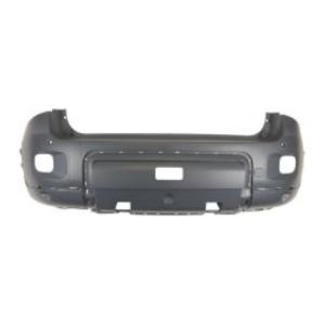 Pare-chocs arrière pour FIAT PANDA 4X4/NAT. POW. depuis 2013, avec cache crochet, Neuf à peindre