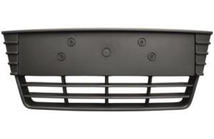 Grille radiateur centrale pour FORD FOCUS III phase 1 2011-2014, Noire, Neuve