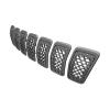 Grille radiateur pour JEEP CHEROKEE depuis 2018, gris clair anthracite, modèle NIGHT EAGLE, Neuve
