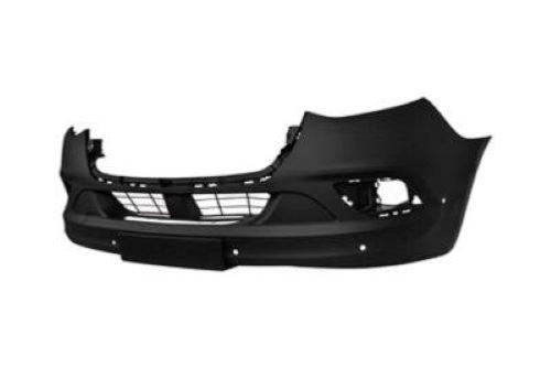 Pare chocs avant pour MERCEDES SPRINTER III depuis 2018 (W907-W910), noir gaufré, avec cache crochet, siège antibrouillard, trous radar,park assist+supports, Neuf