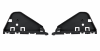 Kit support bride de fixation pare-chocs arrière droite/gauche pour PEUGEOT 307 phase 1, 2001-2005, Neuf