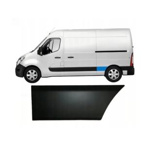 Moulure baguette arrière sur porte latérale gauche pour RENAULT MASTER III phase 1, 2010-2014, châssis moyen, partie avant, 49 cm Neuve