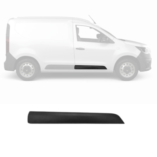 Moulure de porte avant droite pour RENAULT EXPRESS depuis 2021, noire, Neuve