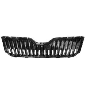 Grille de calandre supérieure pour SKODA SUPERB III phase 1, 2015-2019, noire, chromée, neuve