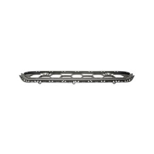 Grille calandre centrale inférieure pour VOLKSWAGEN TIGUAN II phase 1, 2016-2020, 24° OFFROAD, trous radar, noire, Neuve