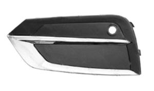 Grille calandre gauche pour VOLVO XC60 II 2017-2021, noire, profil chromé, trou radar, pare chocs avant, Neuve